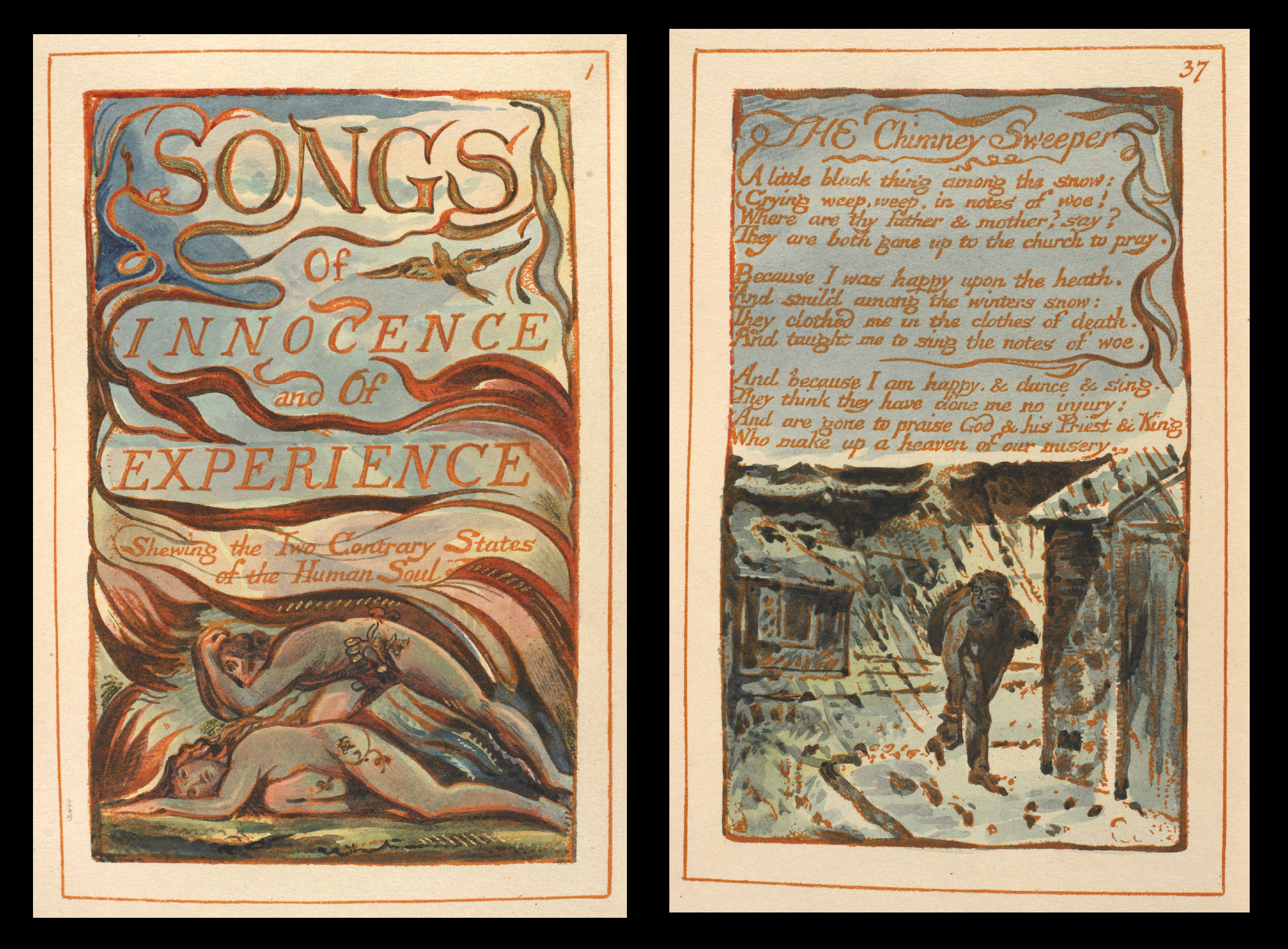 Canções da Inocência e Canções da Experiência, de William Blake 
