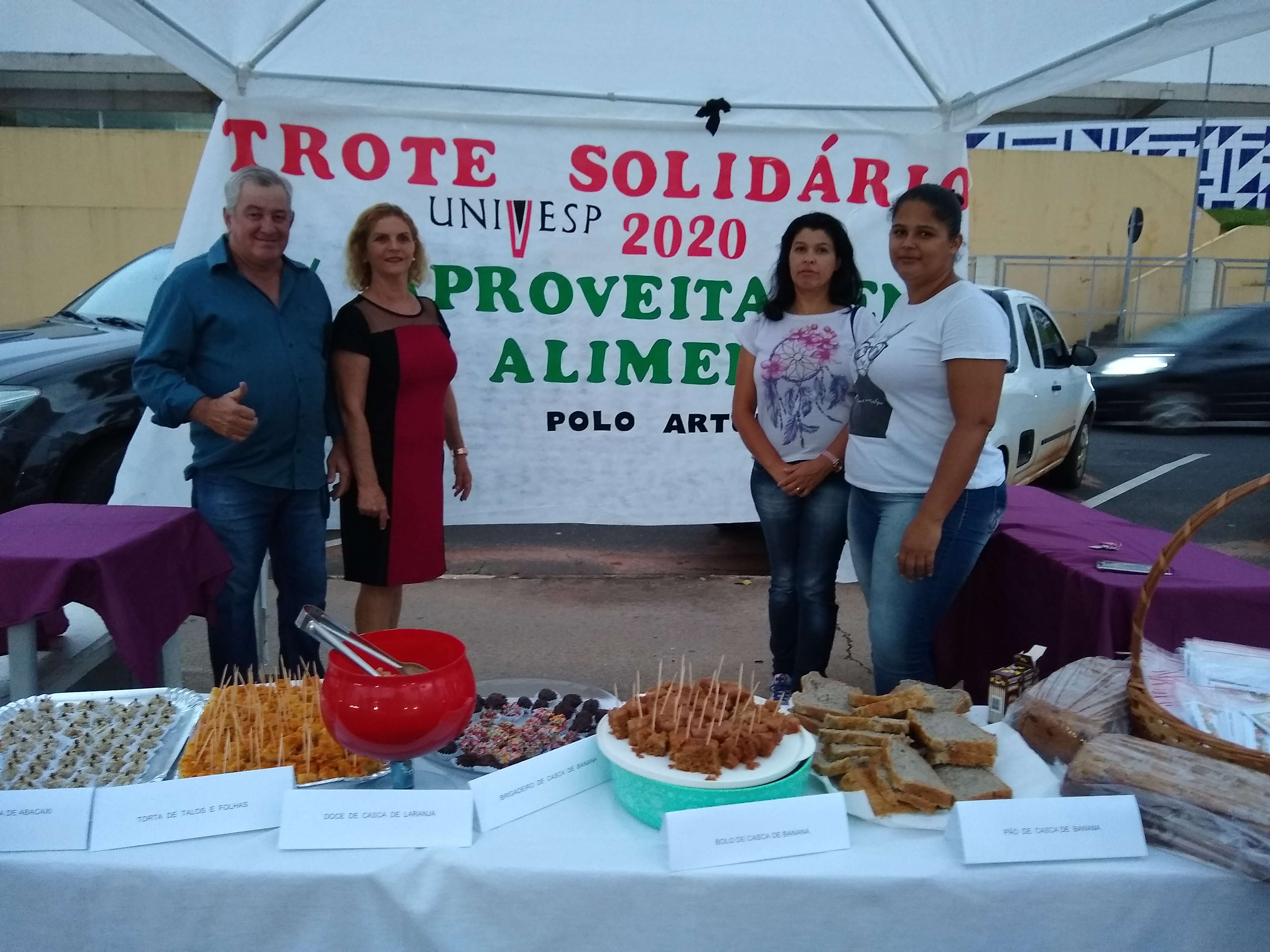Trote Solidário de Artur Nogueira incentiva o aproveitamento integral dos alimentos