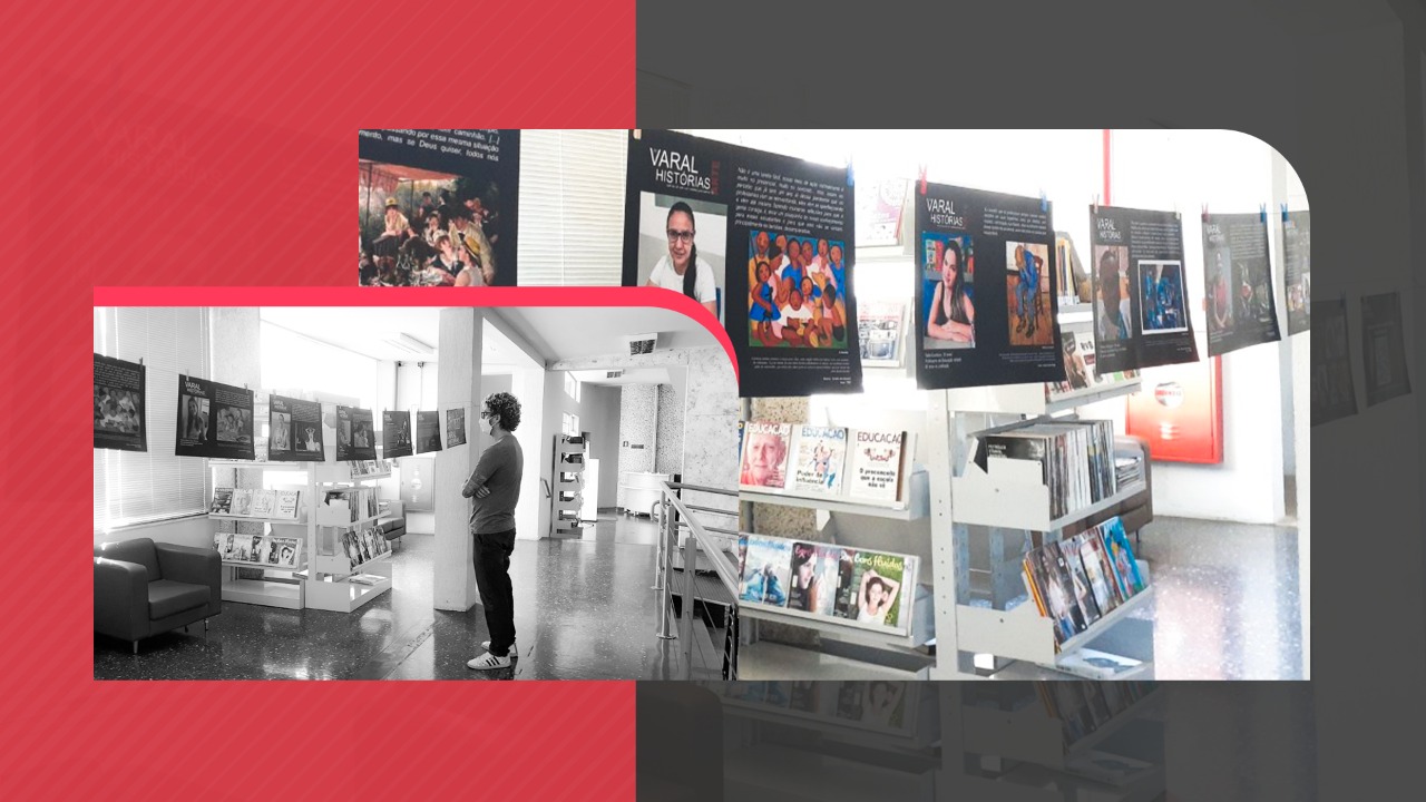 Alunas de Pedagogia promovem exposição na Biblioteca Municipal de Salto