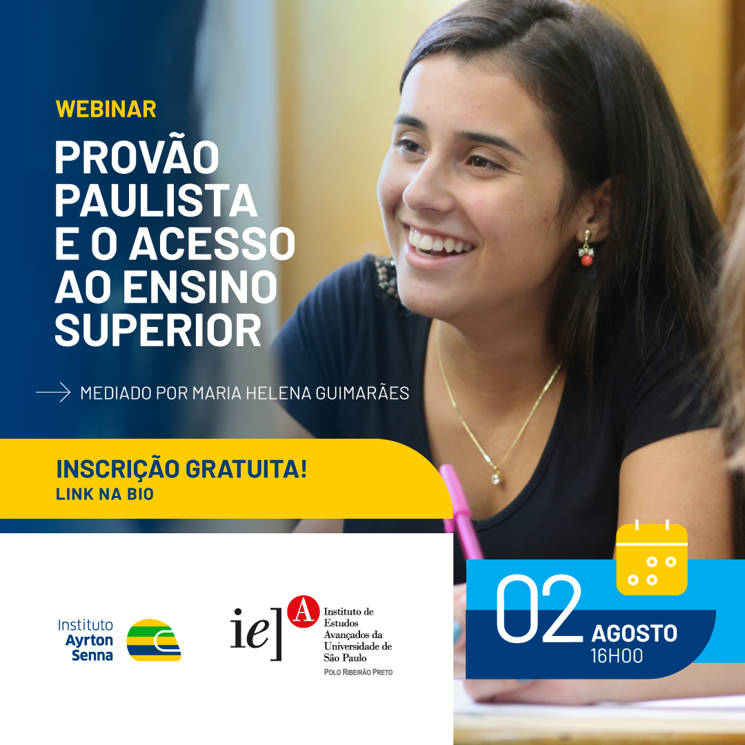 Presidente da Univesp participa de Webinar sobre Provão Paulista e Avaliação Seriada