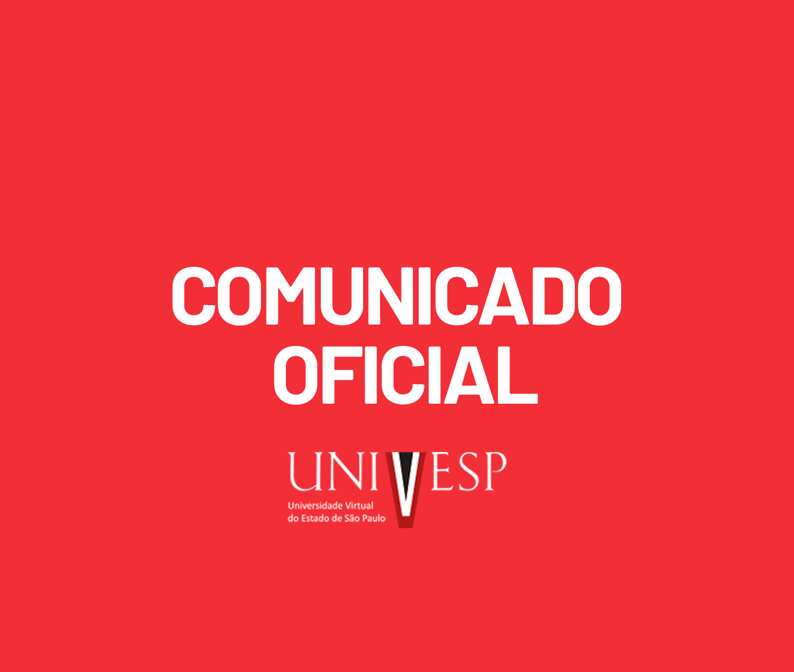 Comunicado Oficial Univesp- Novo Marco EaD