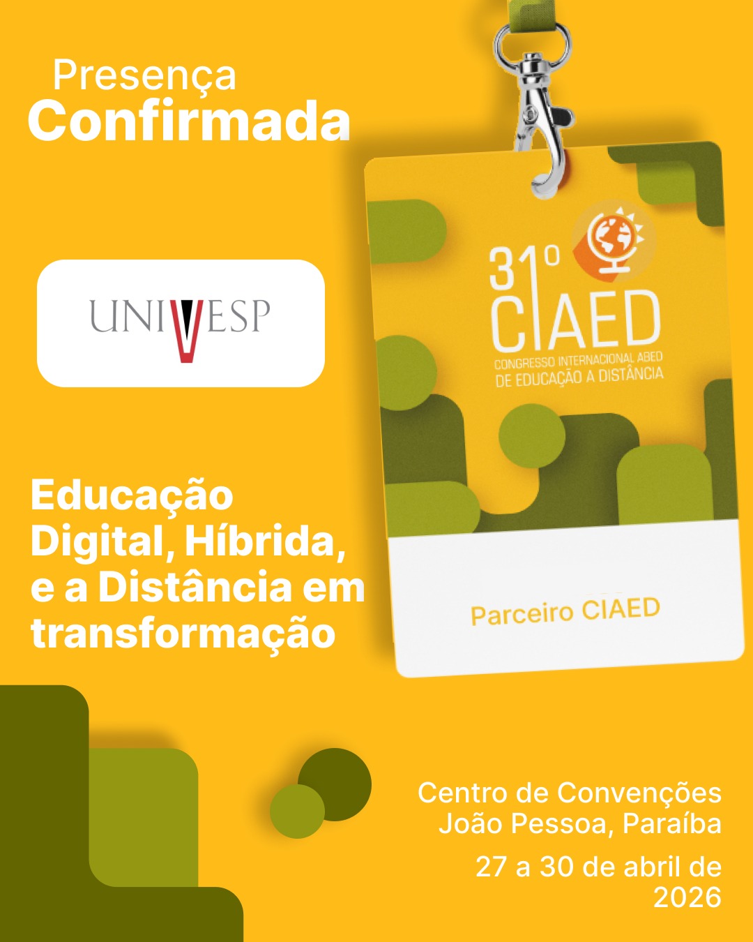 Univesp participa do 31º CIAED sobre o Futuro da Educação a Distância